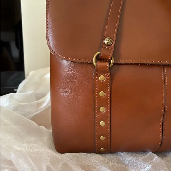 Patricia Nash Tan Leather Briefcase style Tote bag Heritage Amersham - Picture 4 of 16